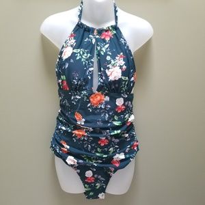 Cupshe Floral Swimsuit One Piece L *NWT*